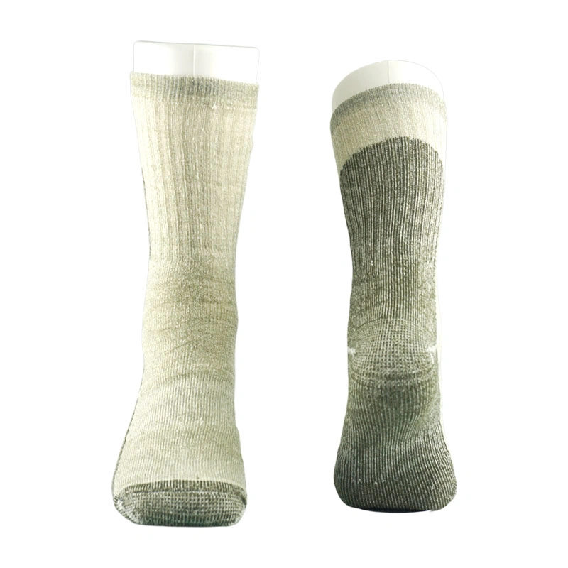 181140sk Expedition Hiking Crew Socks for Outdoor Sports Activities in Army-Green